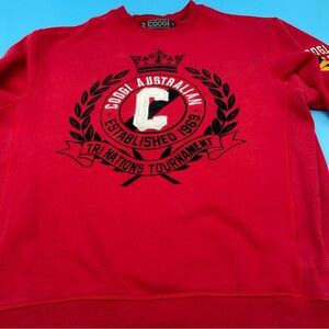 Y2K Coogi Embroidered Sweatshirt Mens Crest Vintage Hip Hop Size Large